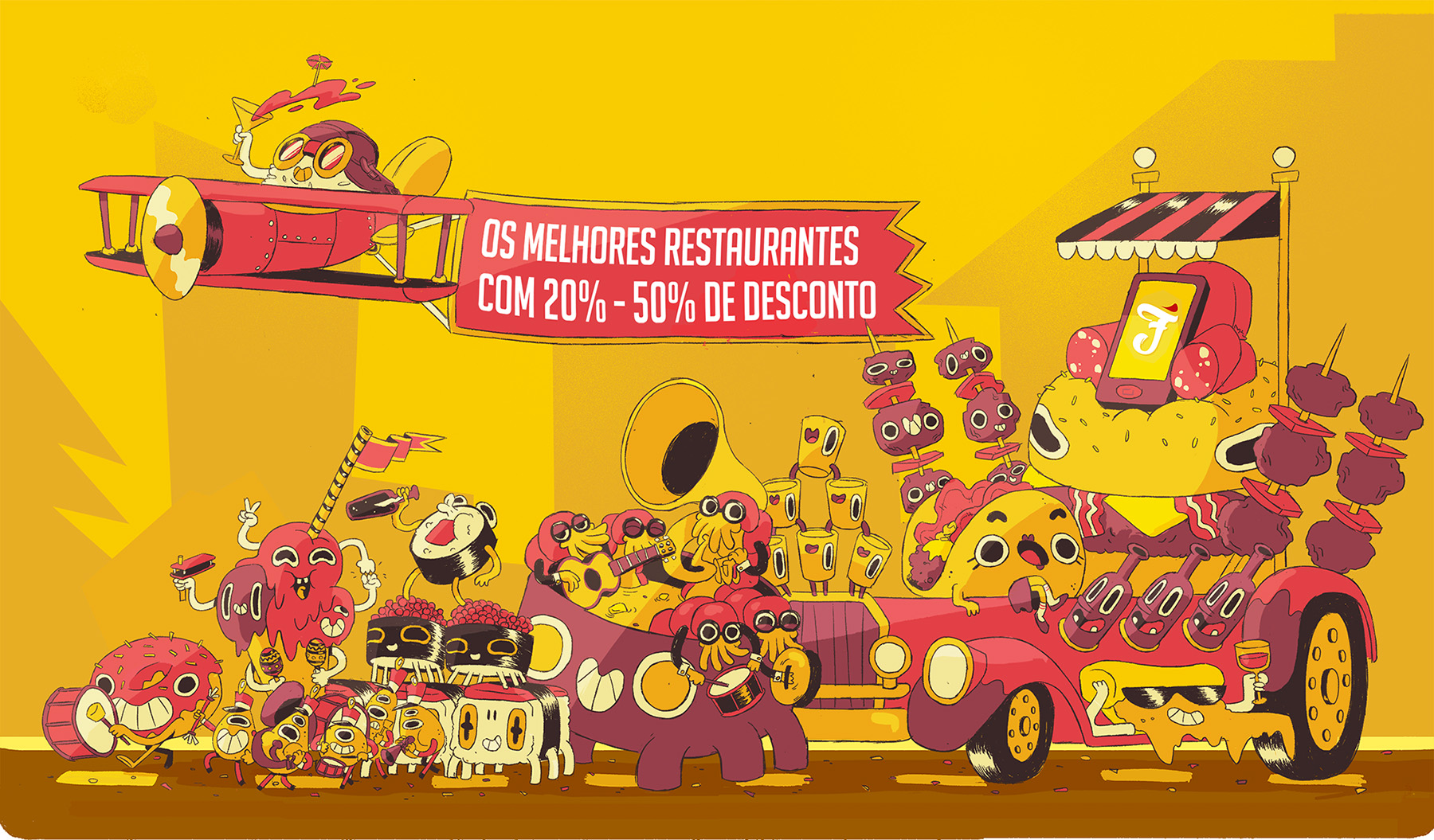 Food  animated fastfood Character design.jpg