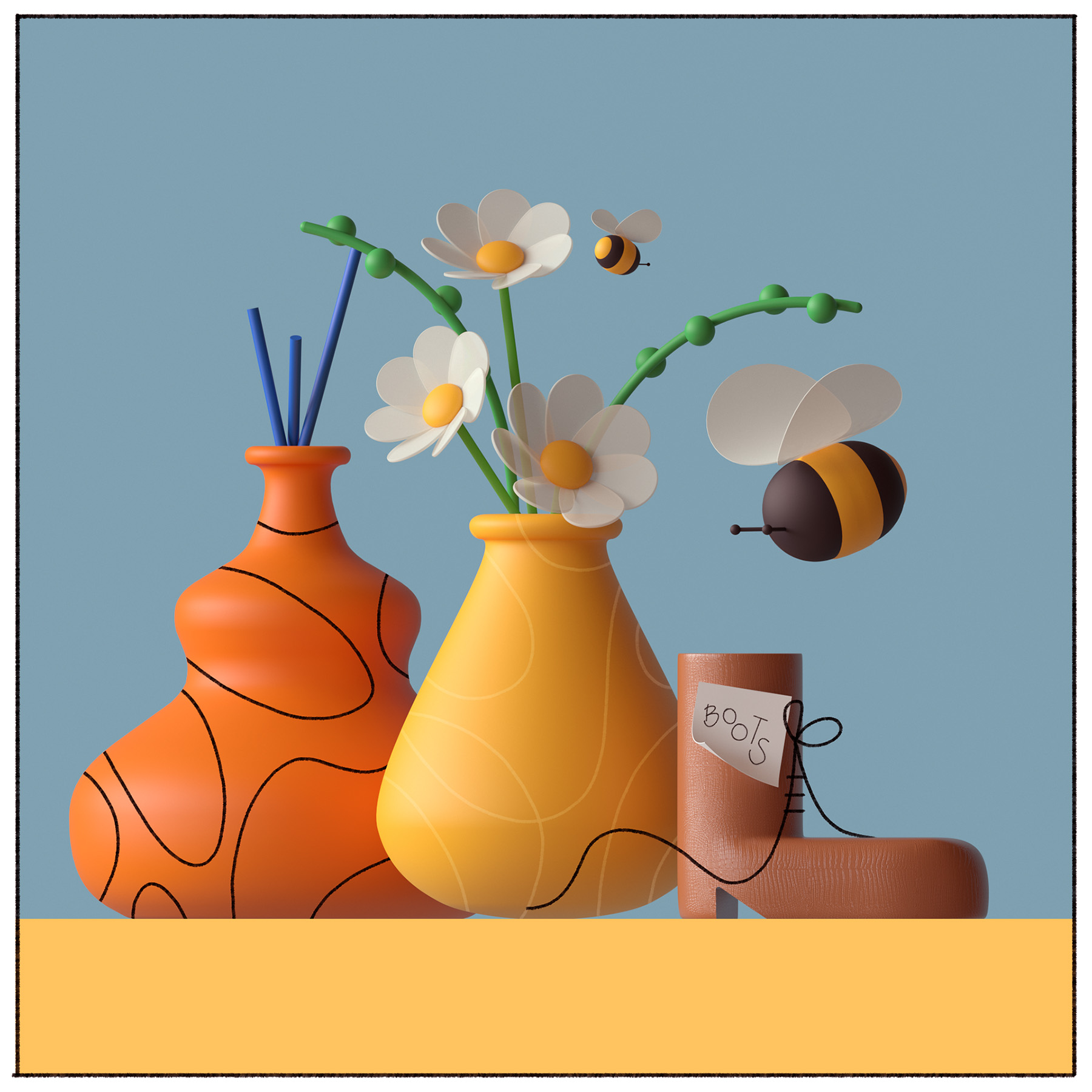vases jars 3d design cinema 4d redshift.jpg