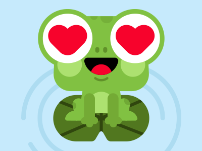 Amphibia amphibia cute frog heart illustration love vector.png
