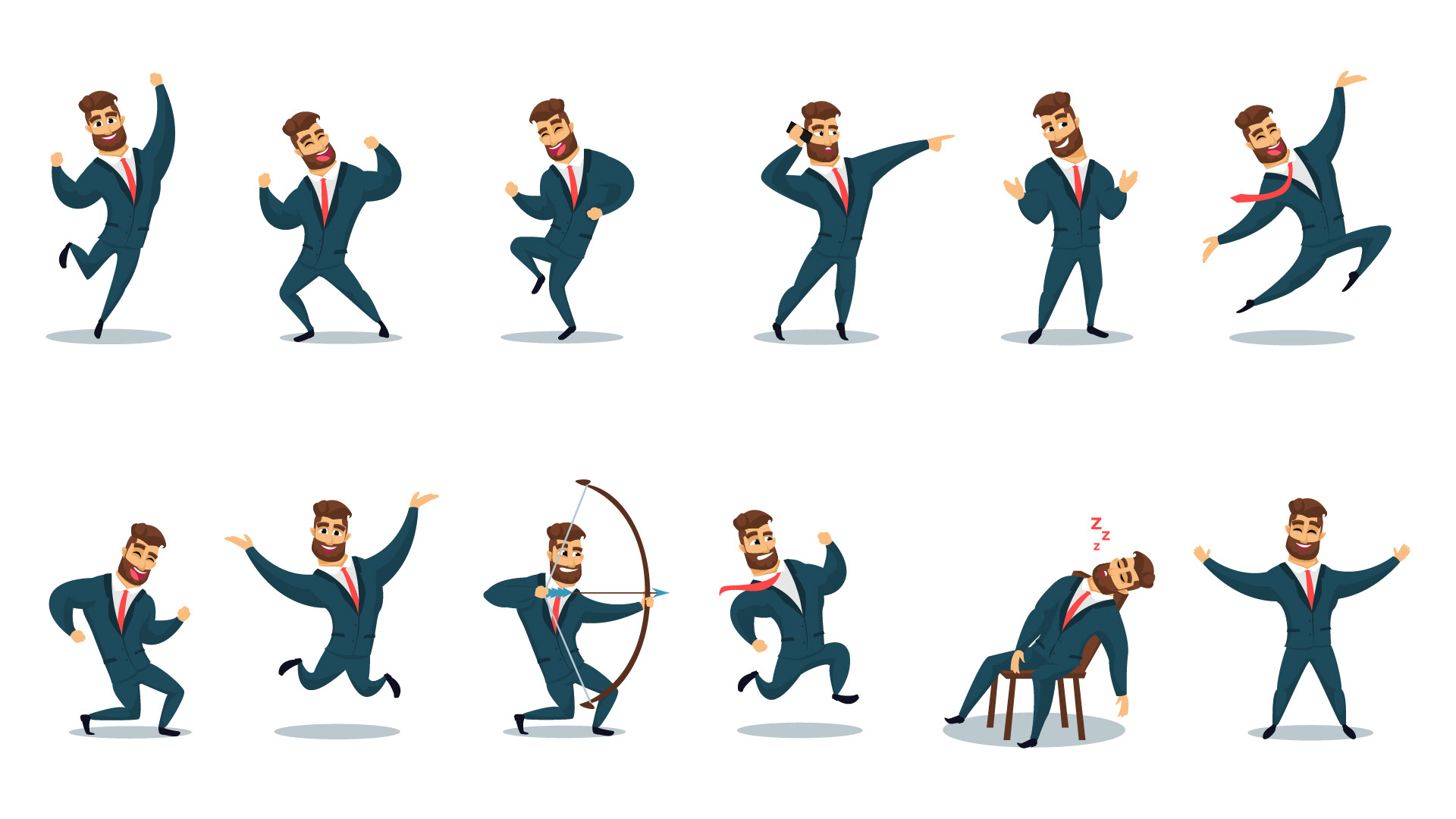 Character snake dragon penguin capybara giraffe monster businessman be (8).jpg