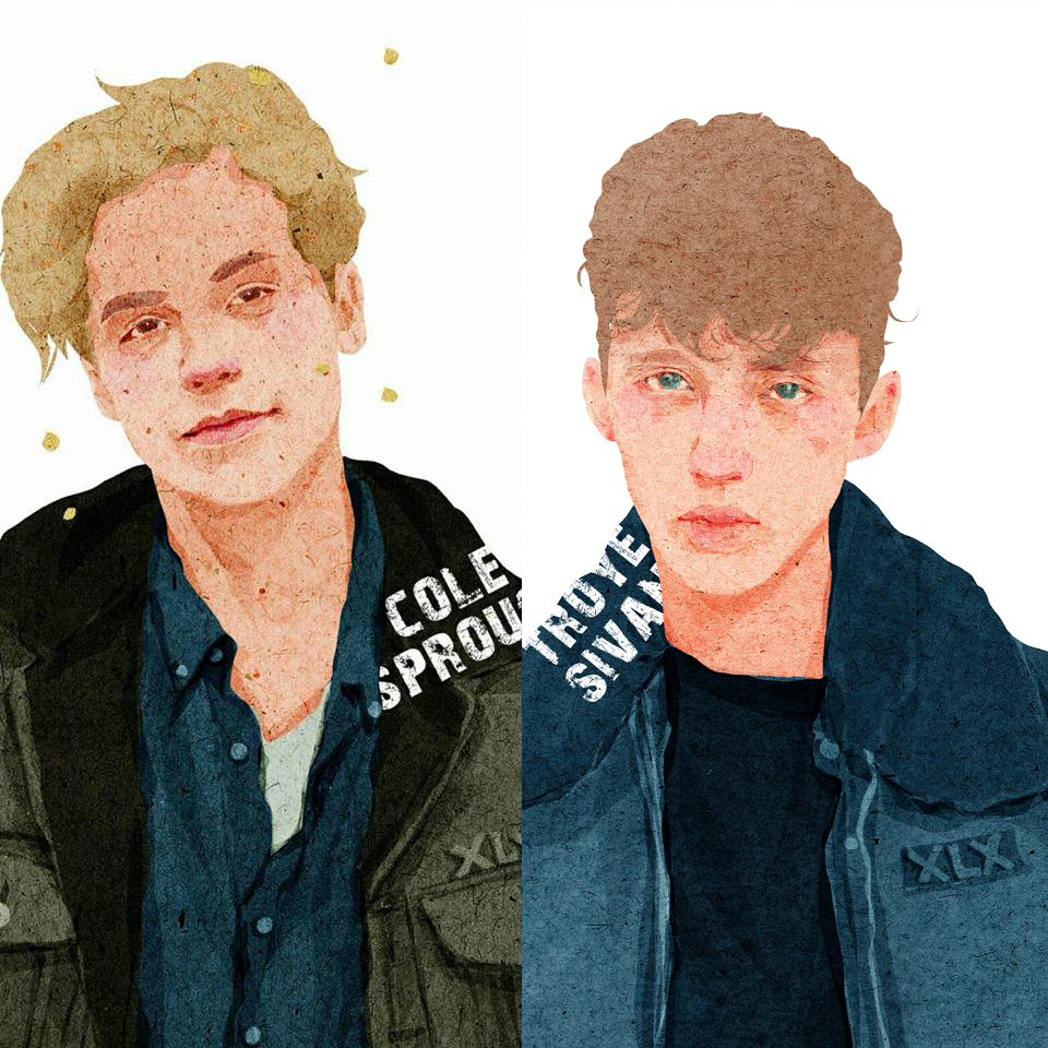troyesivan chanyeol loganlerman colesprouse Baekhyun xiumin Idol fanar (6).jpg