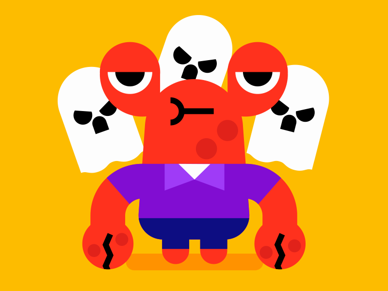 I dont believe in ghosts character cute ghosts halloween illustration.png
