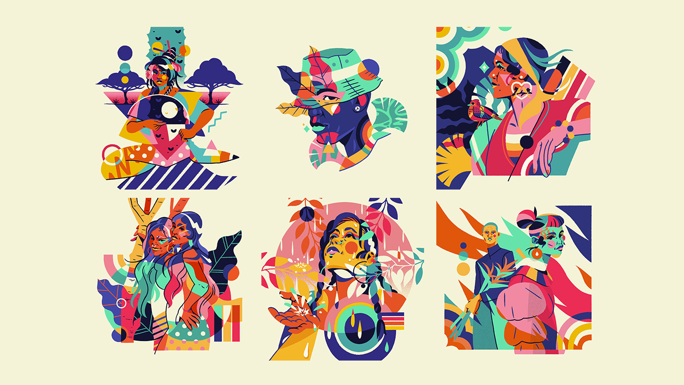 colores flatcolor ilustracion ilustration naturaleza Nature Tropical t (5).jpg