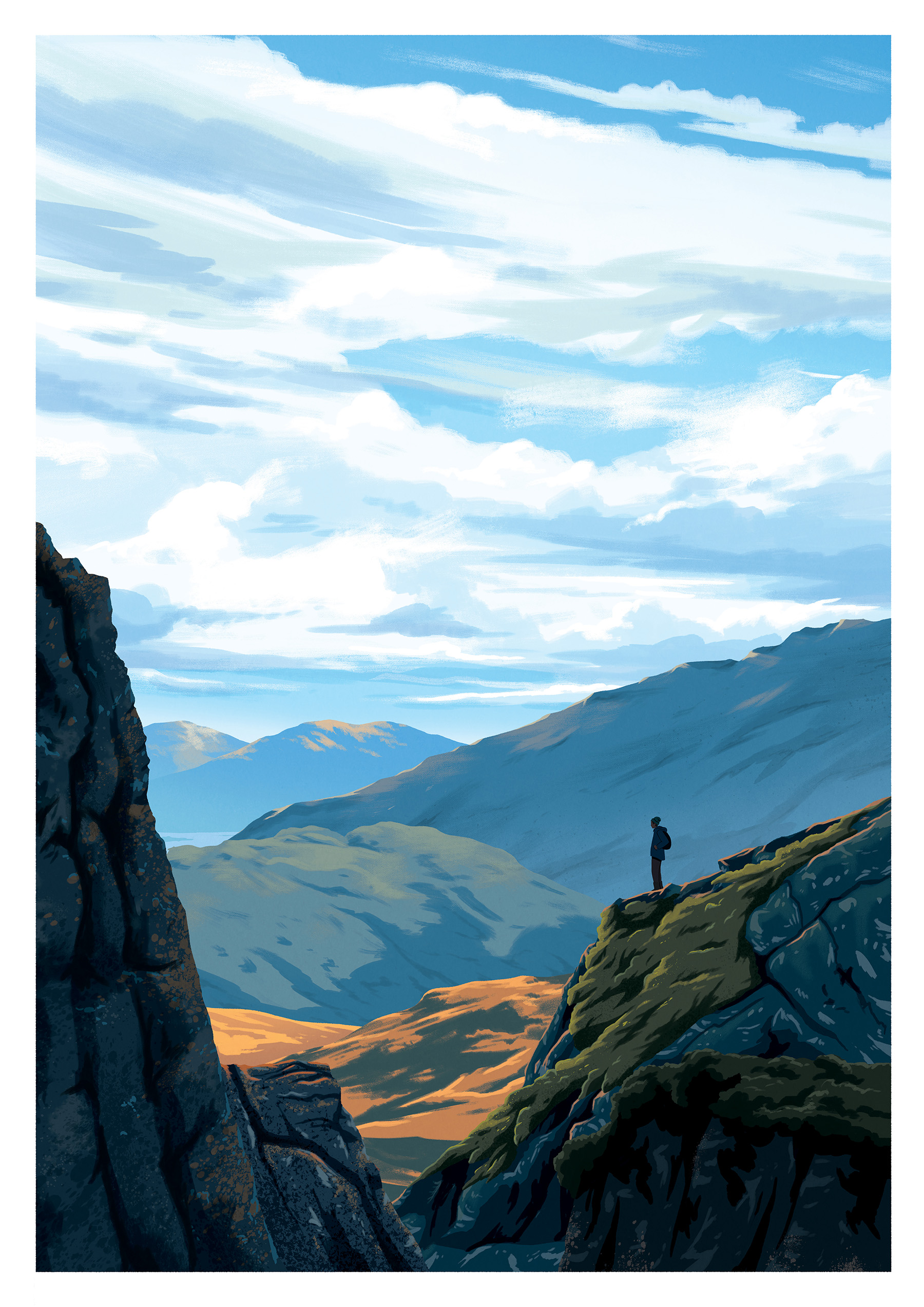 ILLUSTRATION  loch lomond mountains national parks Nature scotland Tra.jpg