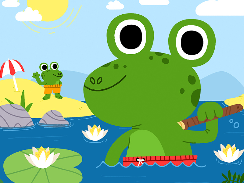 Wash, wash , wash animals cute drawing fun illustration illustrator ki.jpg