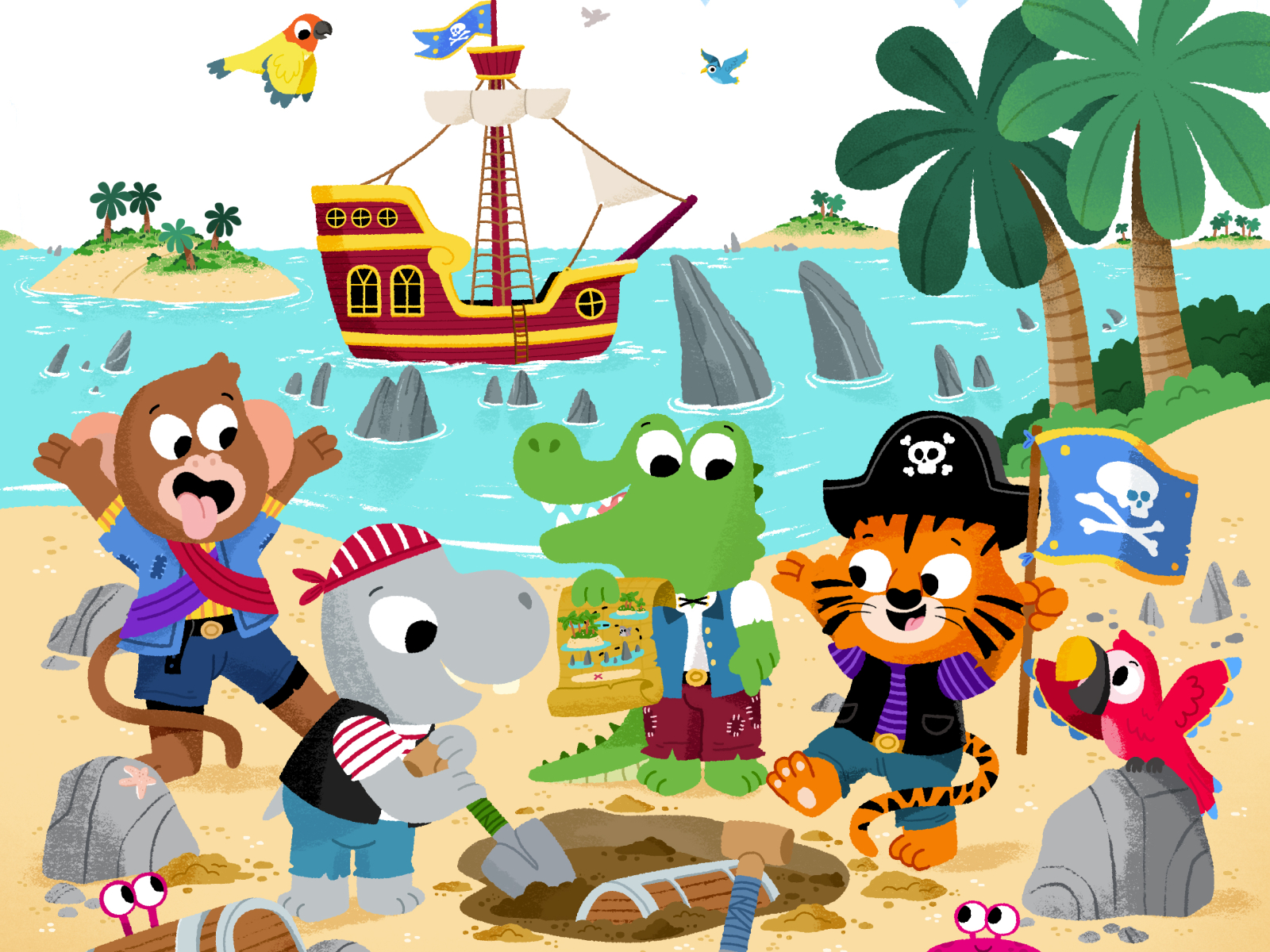 Ahoy! animal animals book character drawing fun illustrator kawaii kid.jpg