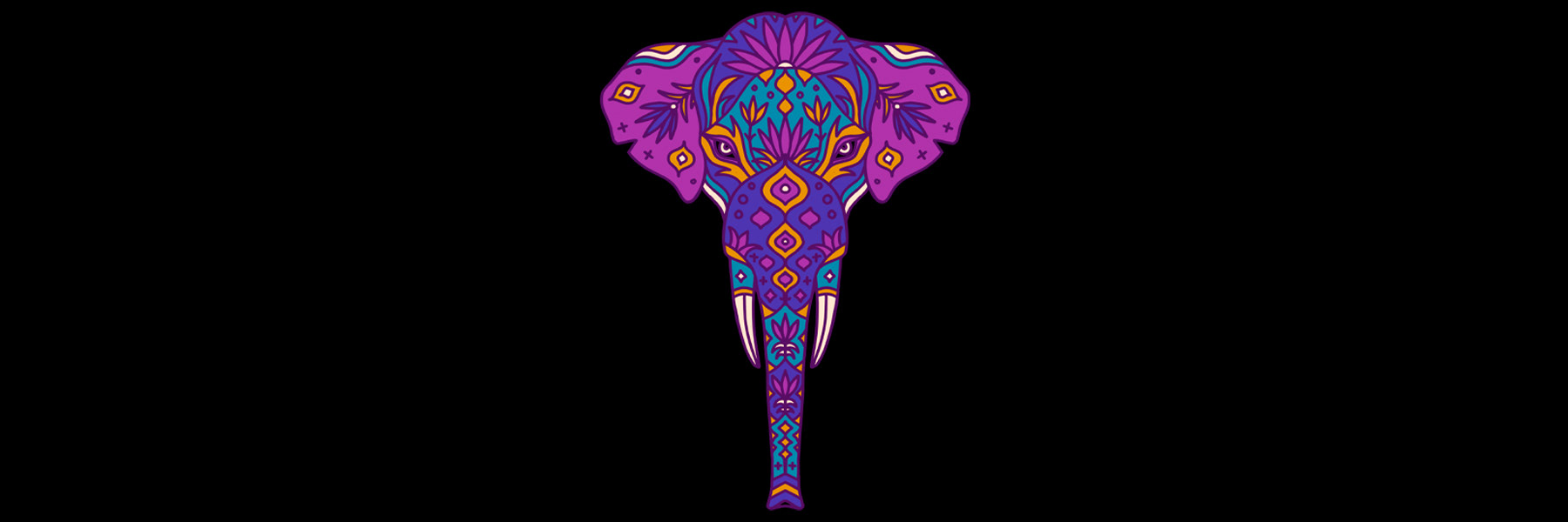 animals endangered Indian art lion pattern design  tiger Vector Illust (18).jpg