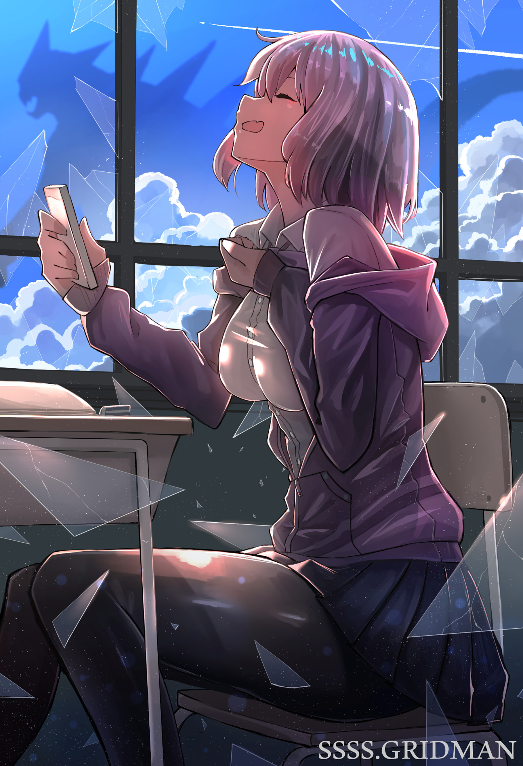 SSSS.GRIDMAN 新条アカネ - pasoputi的插画-1.jpg