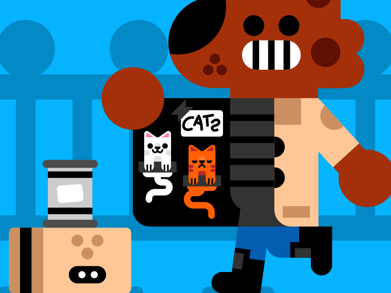 Catz fur salesz animals cat character dog illustration illustrator kid.jpg