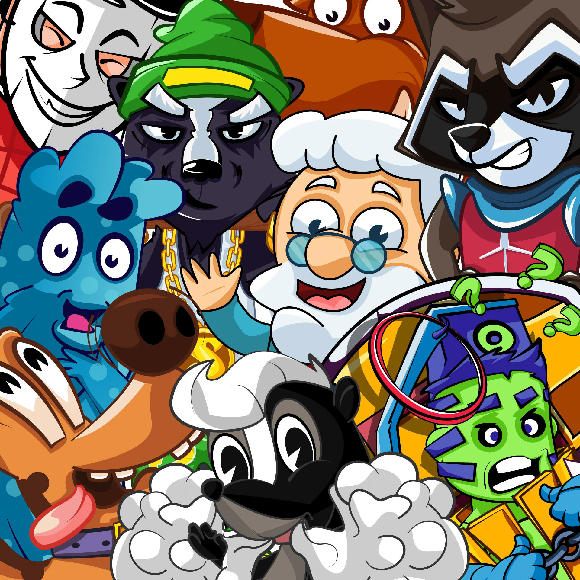 adobe illustrator cartoon Character design  Illustrator Mascot vector-2.jpg