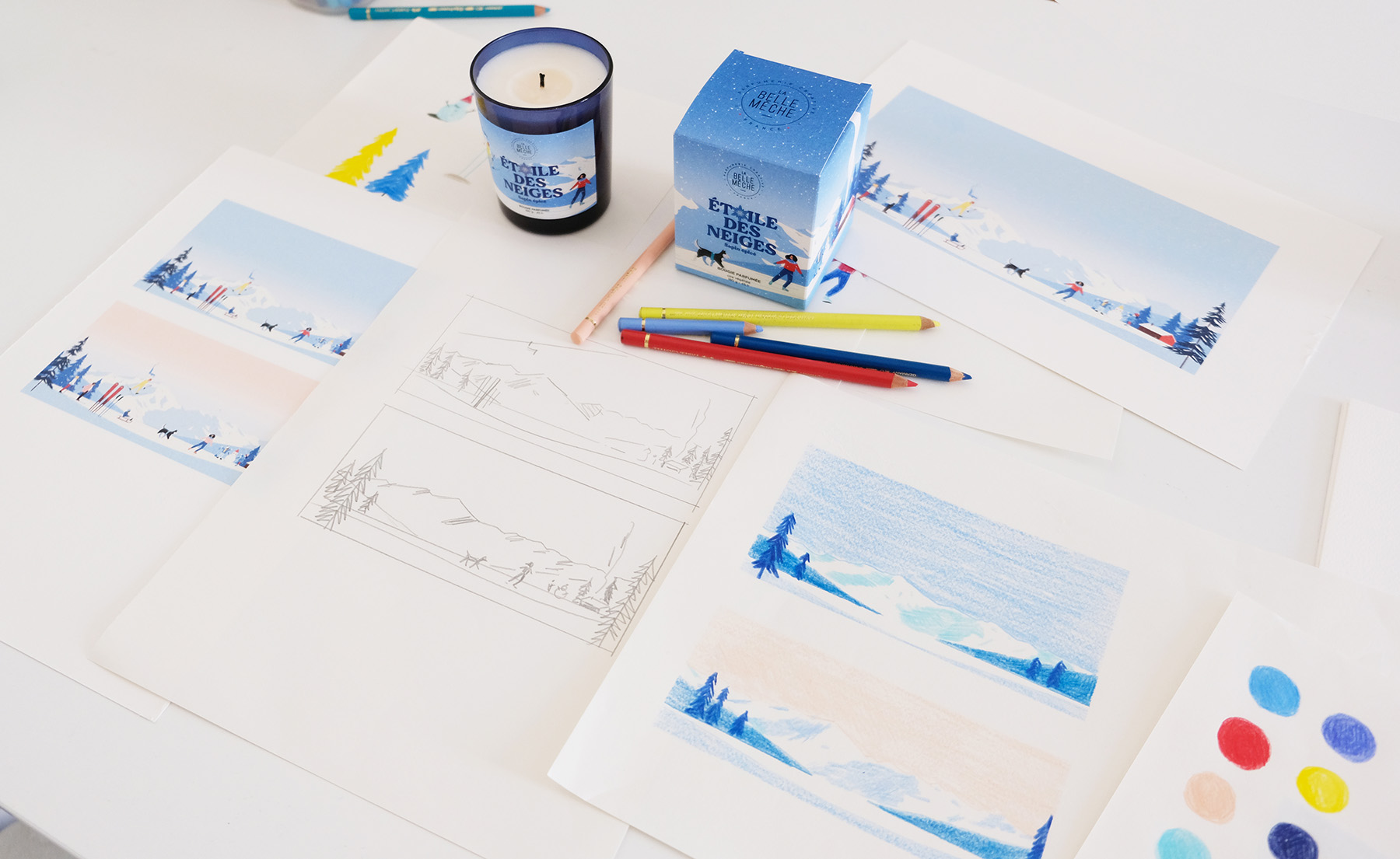 candle candleillustration ILLUSTRATION  mountain mountains Packaging p (6).jpg
