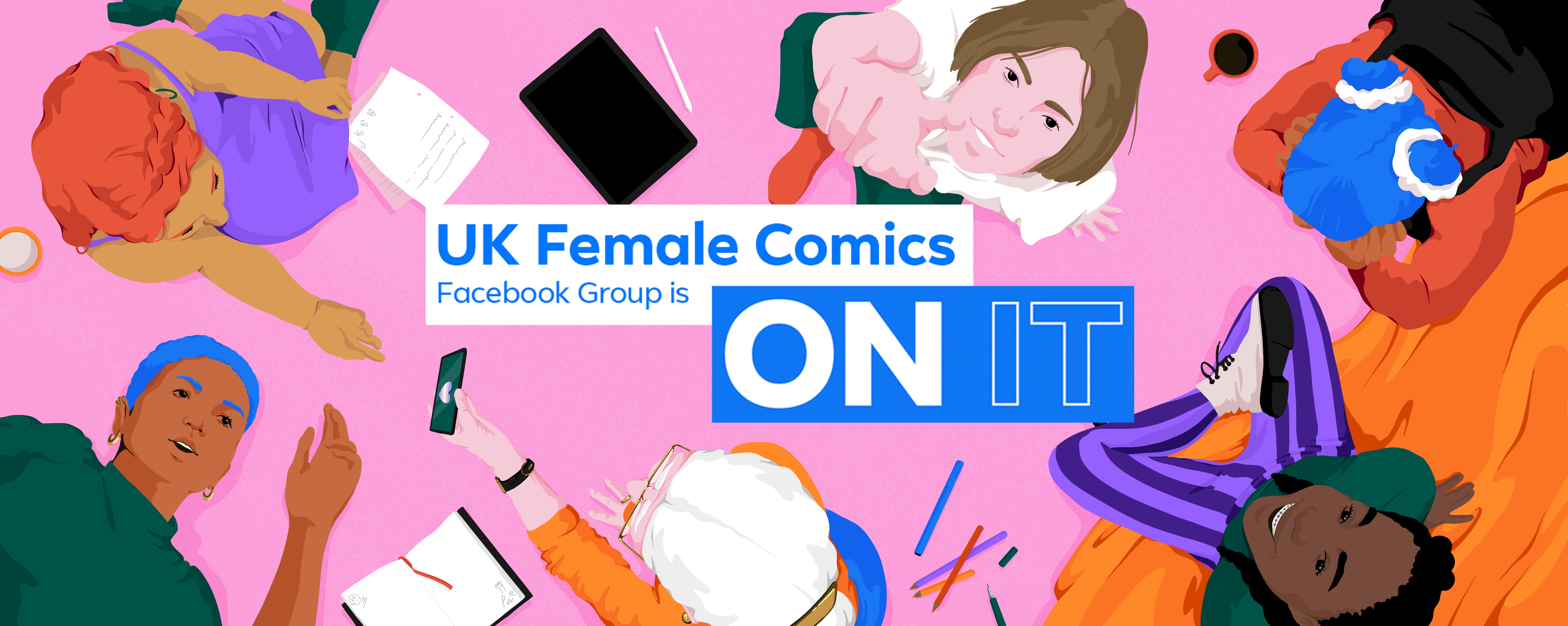 women sitting on the floor. they work together. Collaboration.jpg