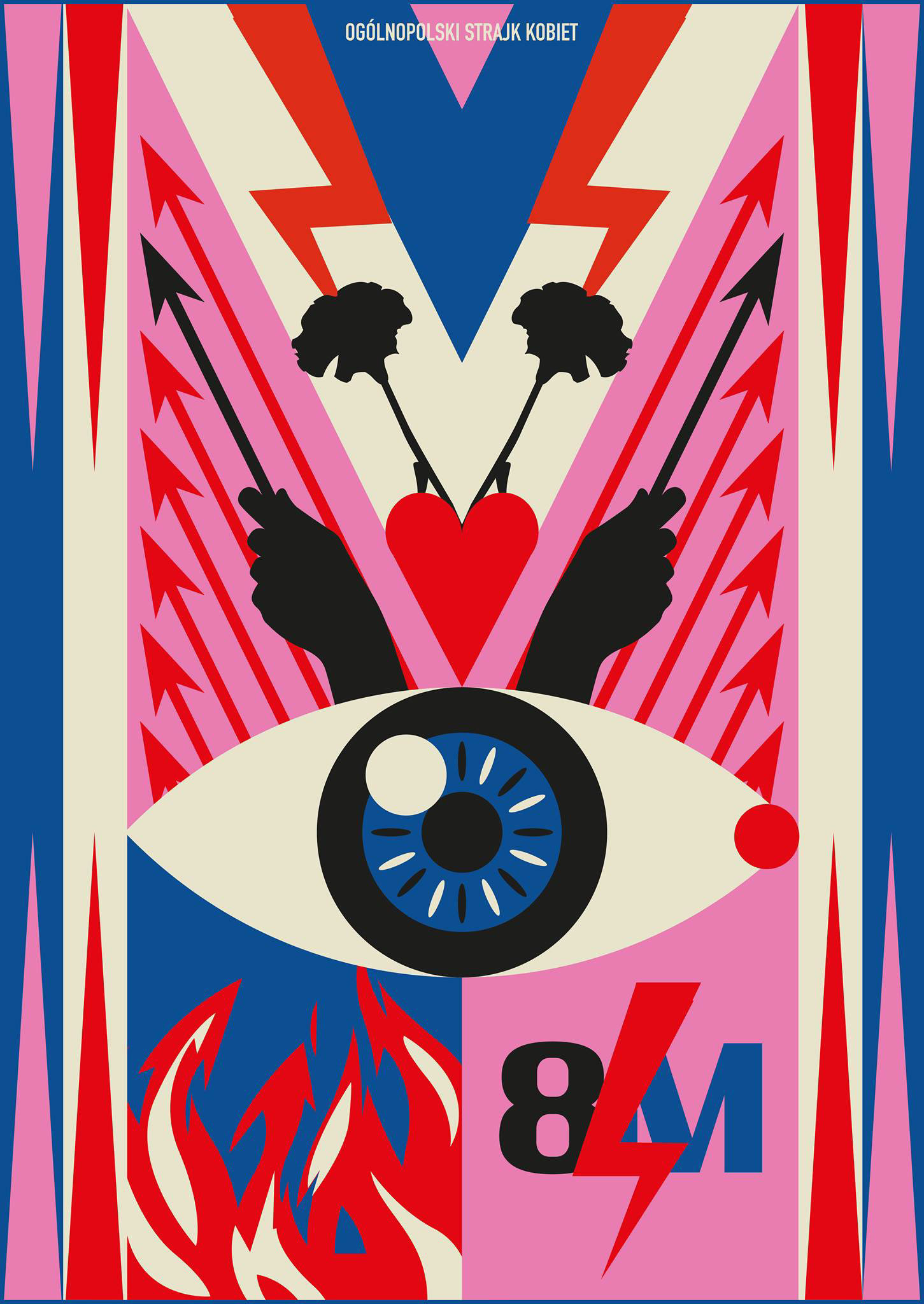 blueredwhite feminism OLAJASIONOWSKA poster womensday (3).jpg