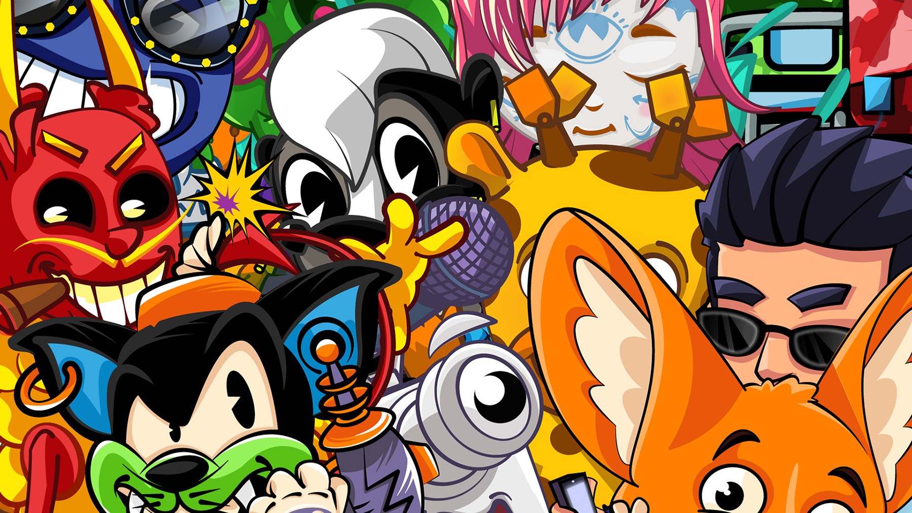 adobe illustrator cartoon Character design  Illustrator Mascot vector-3.jpg