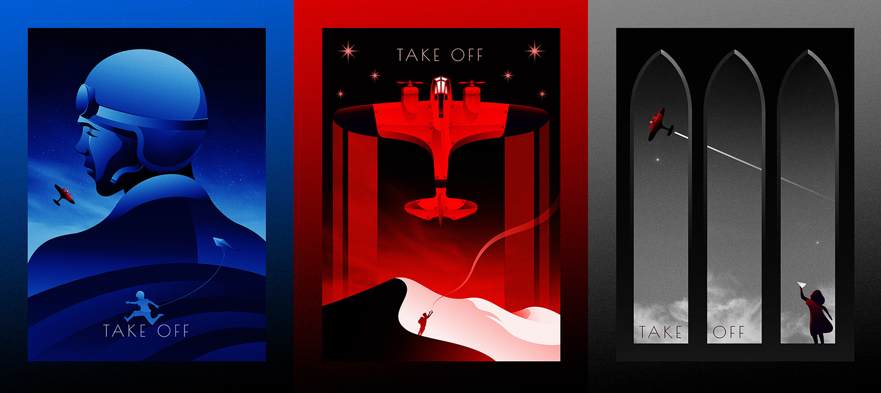 ILLUSTRATION  graphic visual art poster Aircraft art deco Illustrator (2).jpg