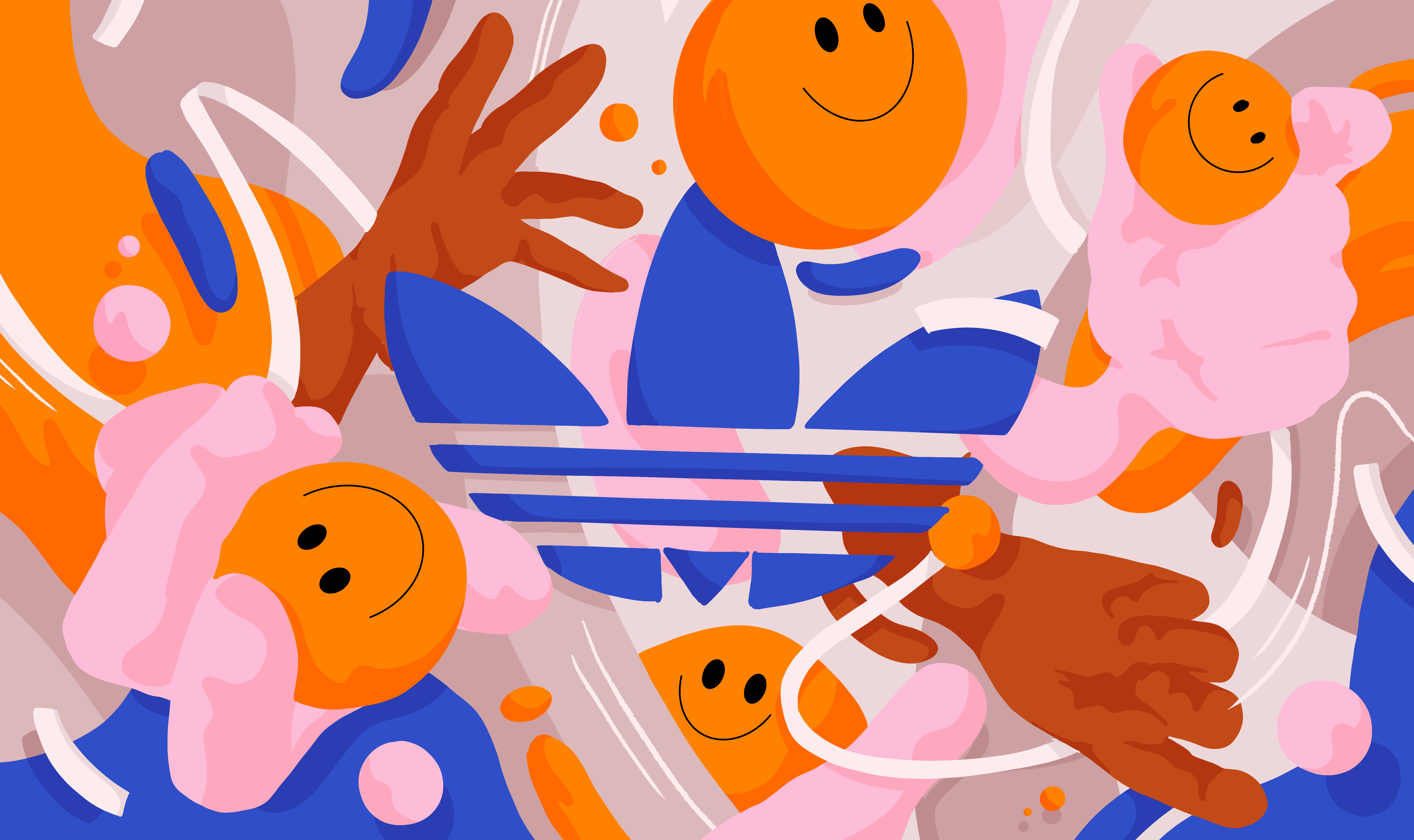 adidas bold colors Digital Art  digital illustration Drawing  Flagship.png