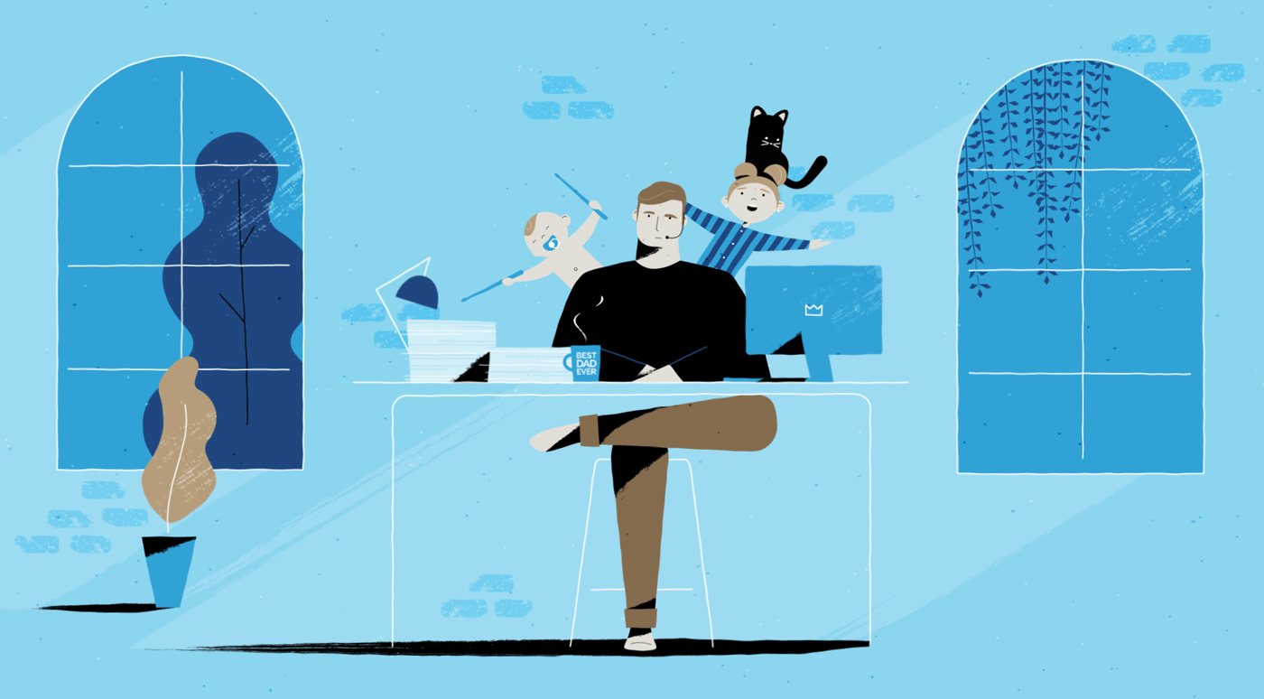 ILLUSTRATION  animation  explainer video blockchain p2p app Freelance.gif