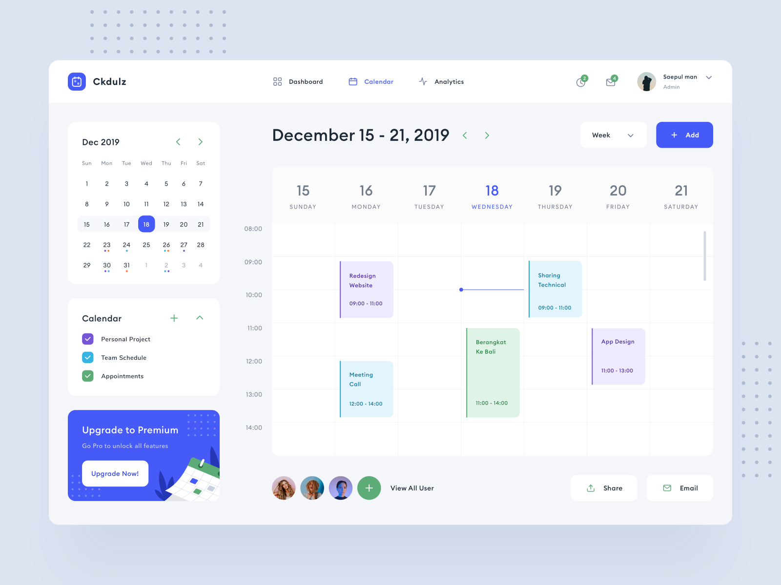 社区人工归类网页 Schedule Dashboard Design calendar dashboard dashboard ui date design.png