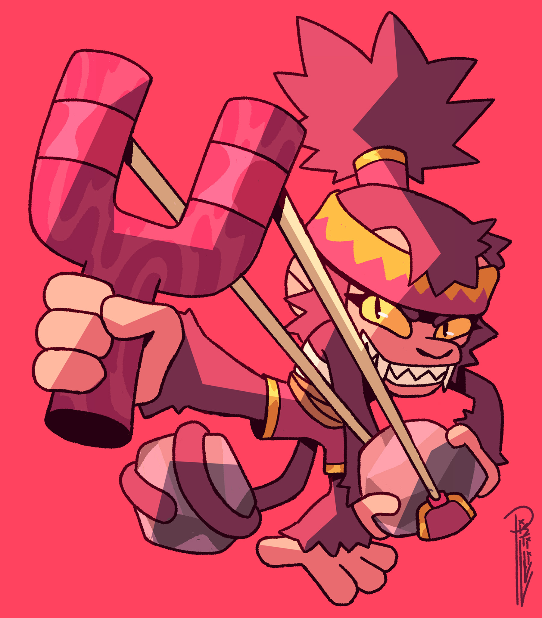 Character design  collab Digimon digital illustration ILLUSTRATION  Ni (7).jpg