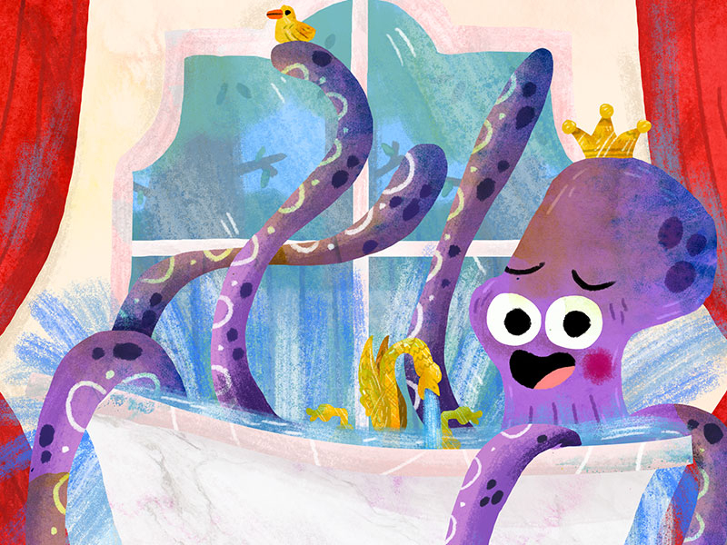 King Tentacle animal book colour cute draw drawing fun illustration il.jpg