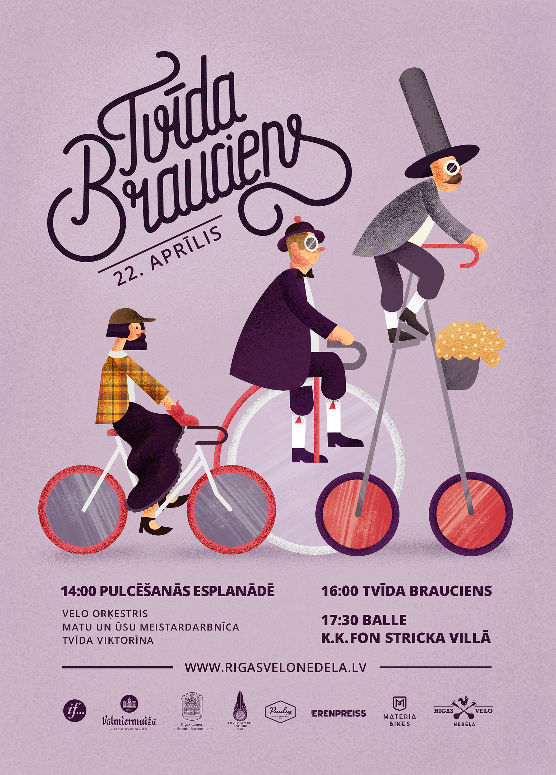 Cycling Urban Riga Latvia tweed sports ILLUSTRATION (3).jpg