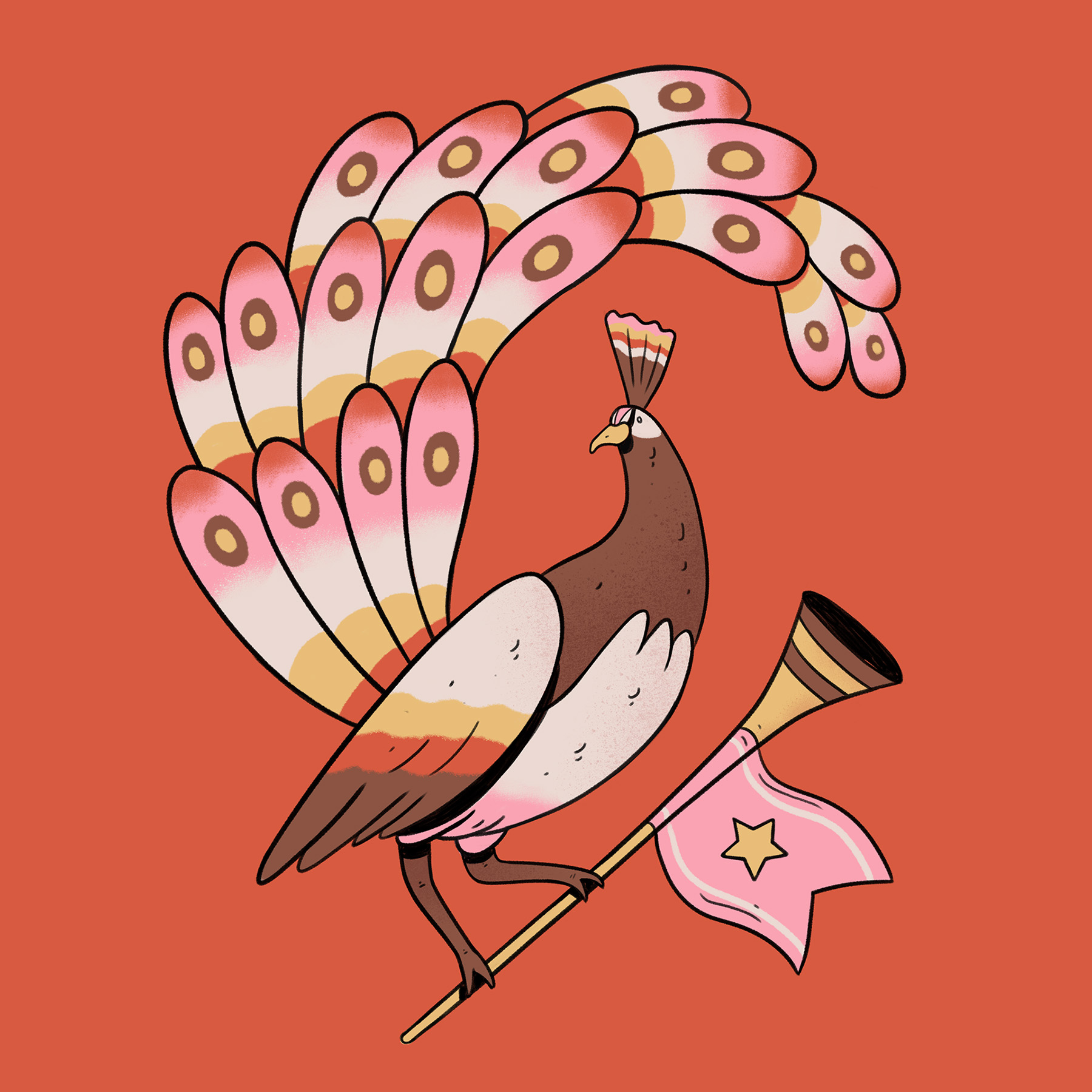 horse flag sounds peacock Rooster news star dragon birds lion (9).jpg