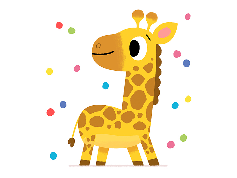 Giraffe animals cute drawing fun illustration illustrator kids kidslit.jpg