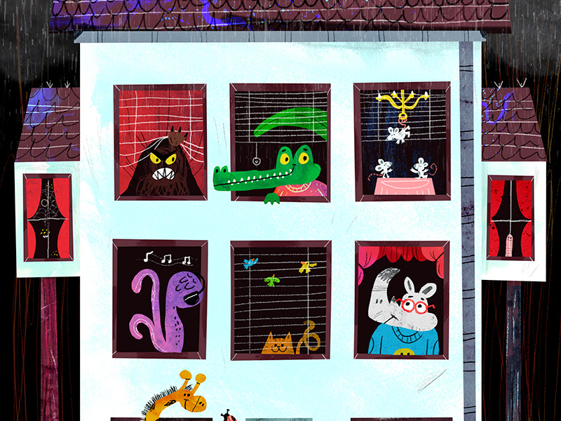 The Exotic Animal Hotel animal animals book cute fun hotel illustratio.jpg