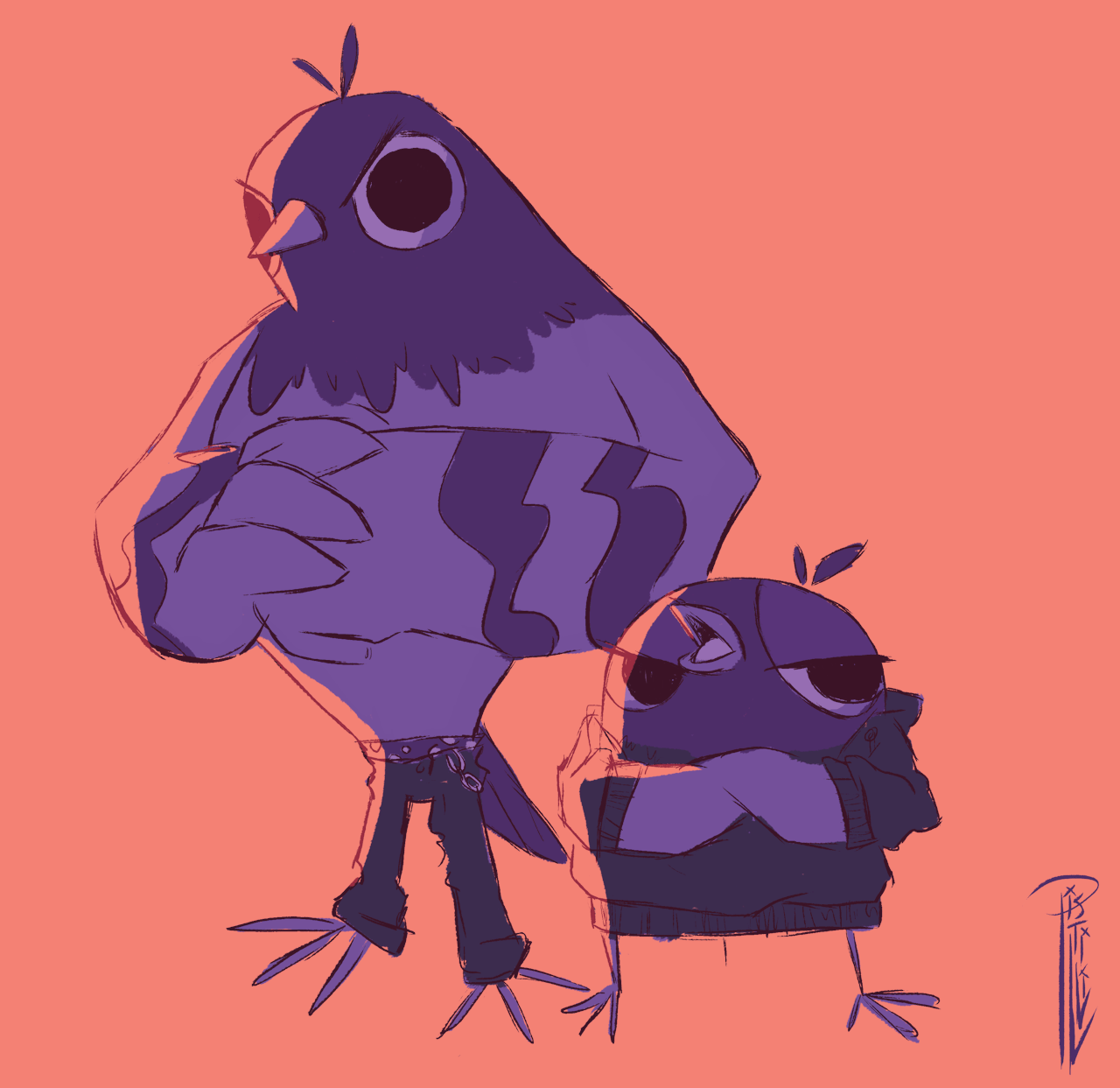 ILLUSTRATION  random Character design  cartoon (7).gif
