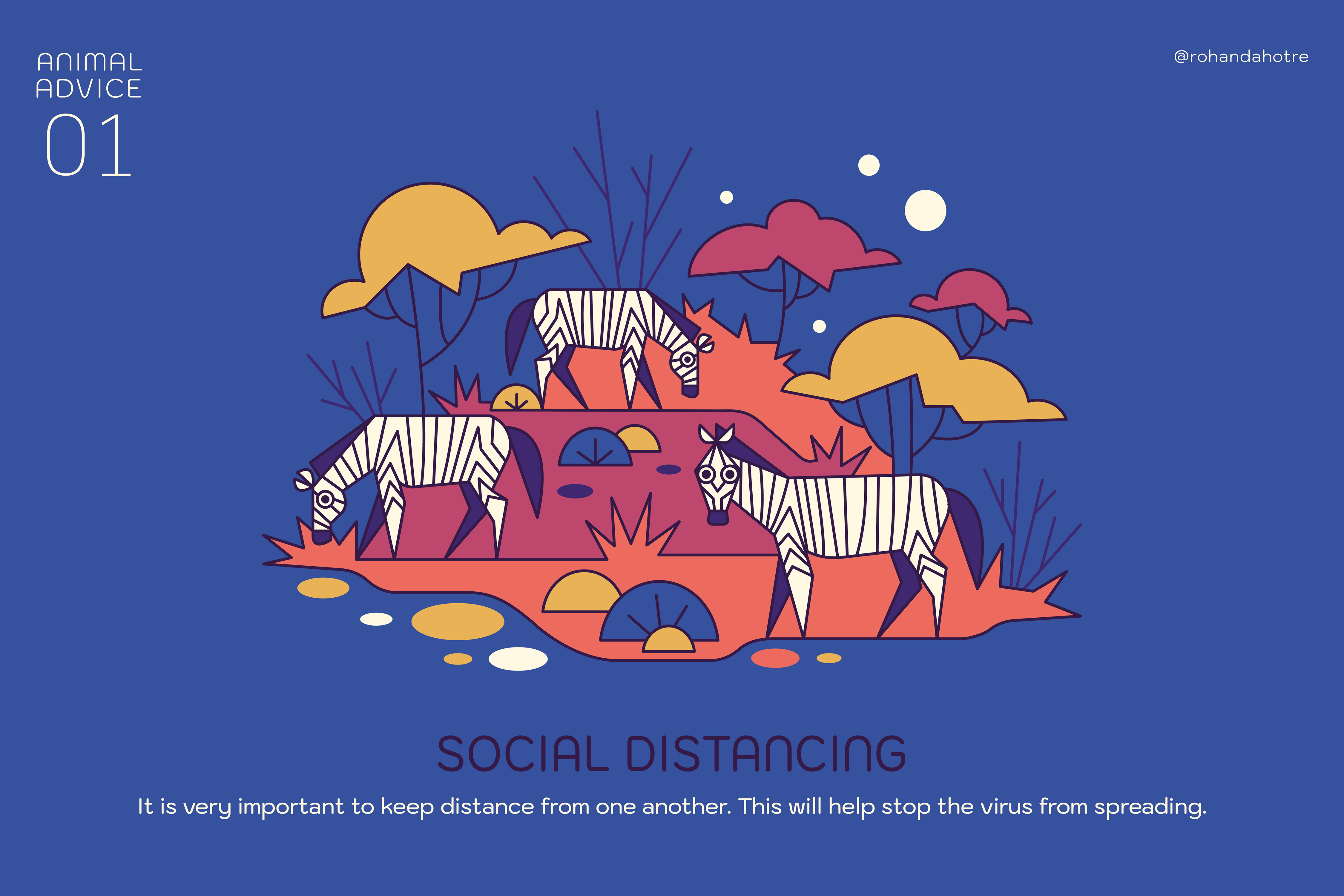 animal habitat Corona Vaccine endangered species graphic minimal art w.jpg
