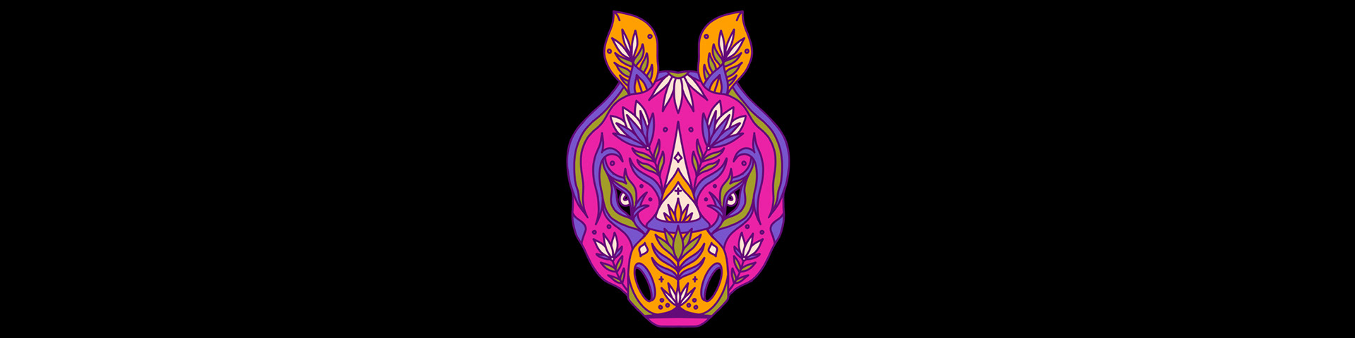 animals endangered Indian art lion pattern design  tiger Vector Illust (16).jpg