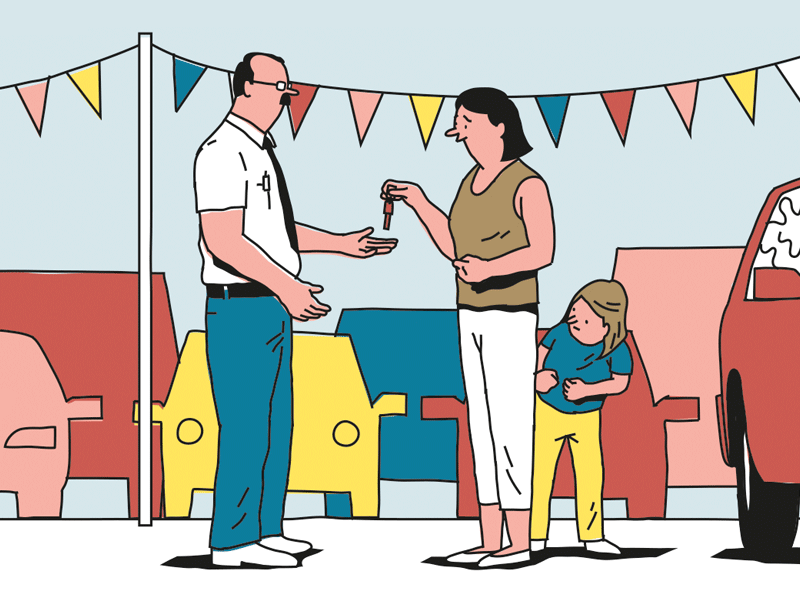 BARF barf car comic editorial funny illustration kids mom press short.png