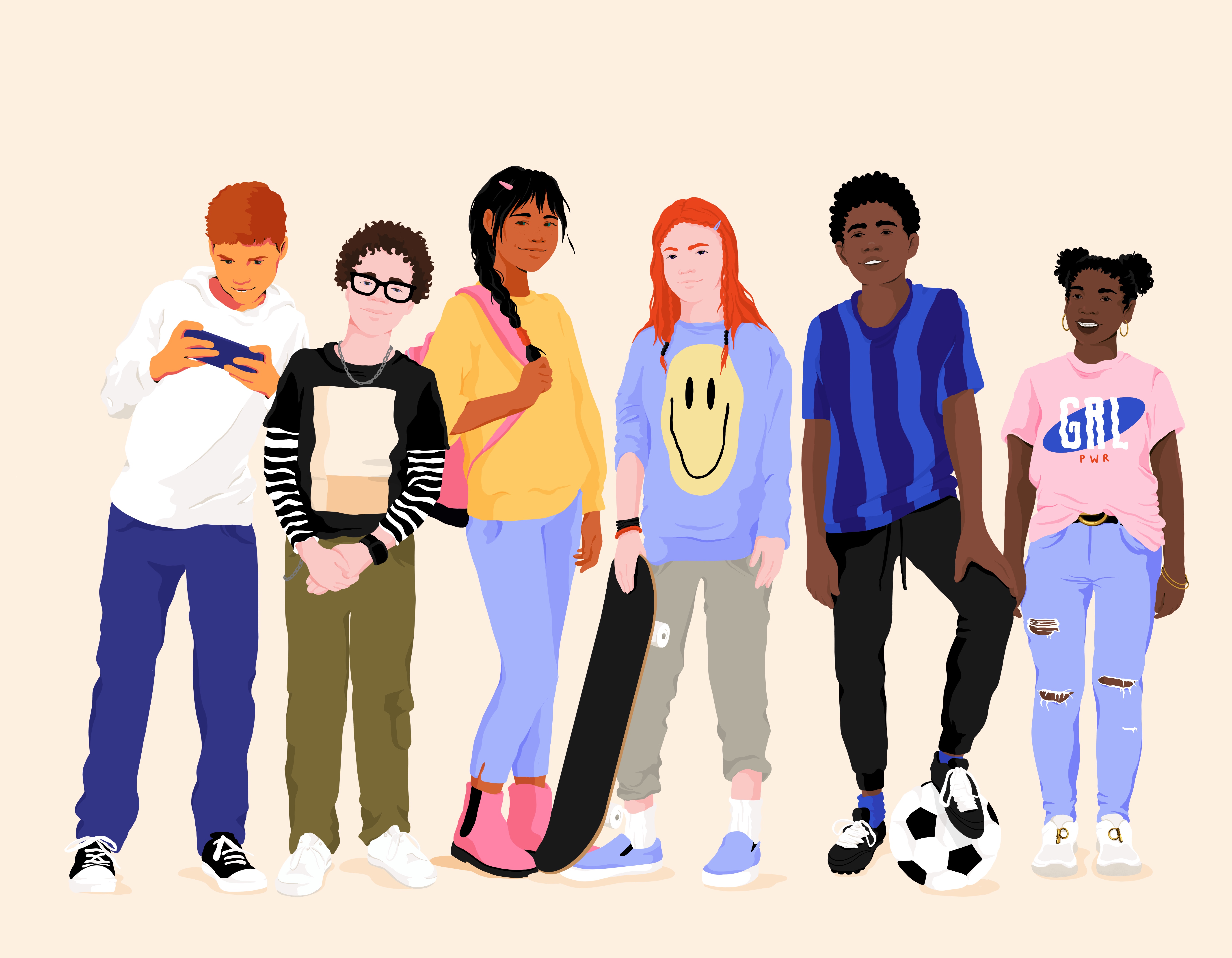 Six diverse children standing in a row..jpg