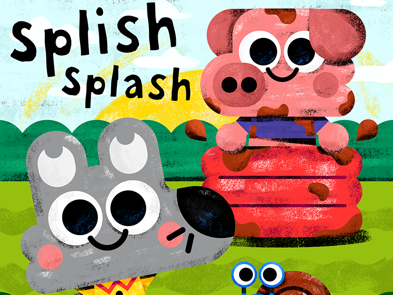 Splish, splash art bath book illustration illustrator kids kidslit mon.png