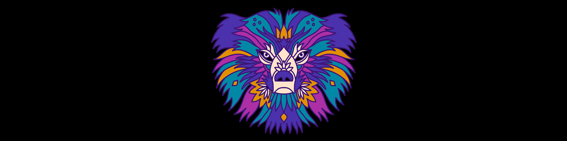 animals endangered Indian art lion pattern design  tiger Vector Illust (3).jpg