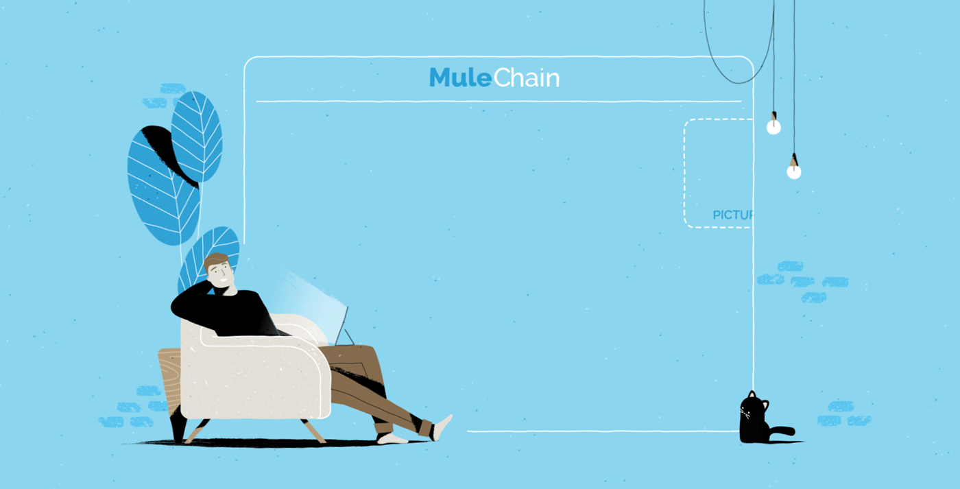 ILLUSTRATION  animation  explainer video blockchain p2p app Freelance (2).gif