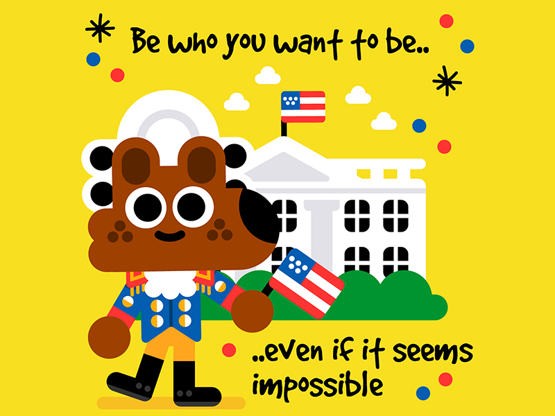 Be who you want to be.. america animal animals illustration illustrato.png