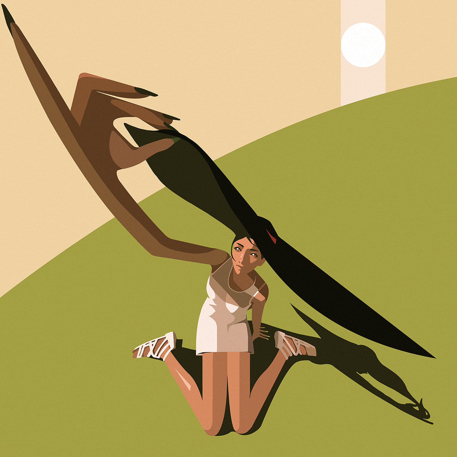 beauty Character digital illustration fashion illustration flat minima (6).jpg