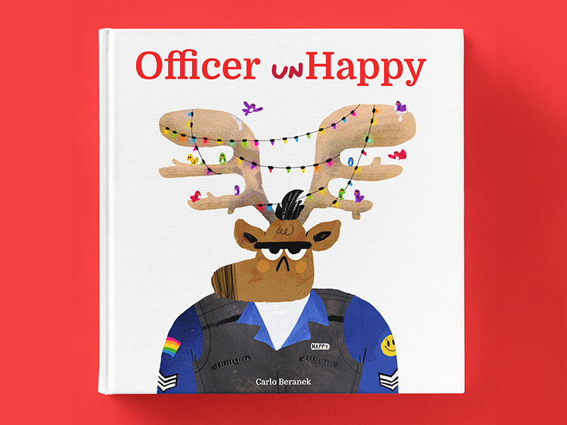 Officer unHappy animal book colour cute draw drawing fun illustration.jpg