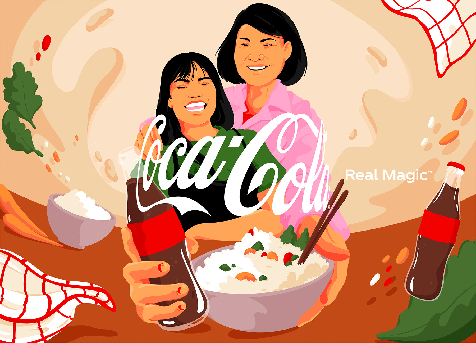bold colors character illustration Coca-Cola commercial illustration D (2).jpg