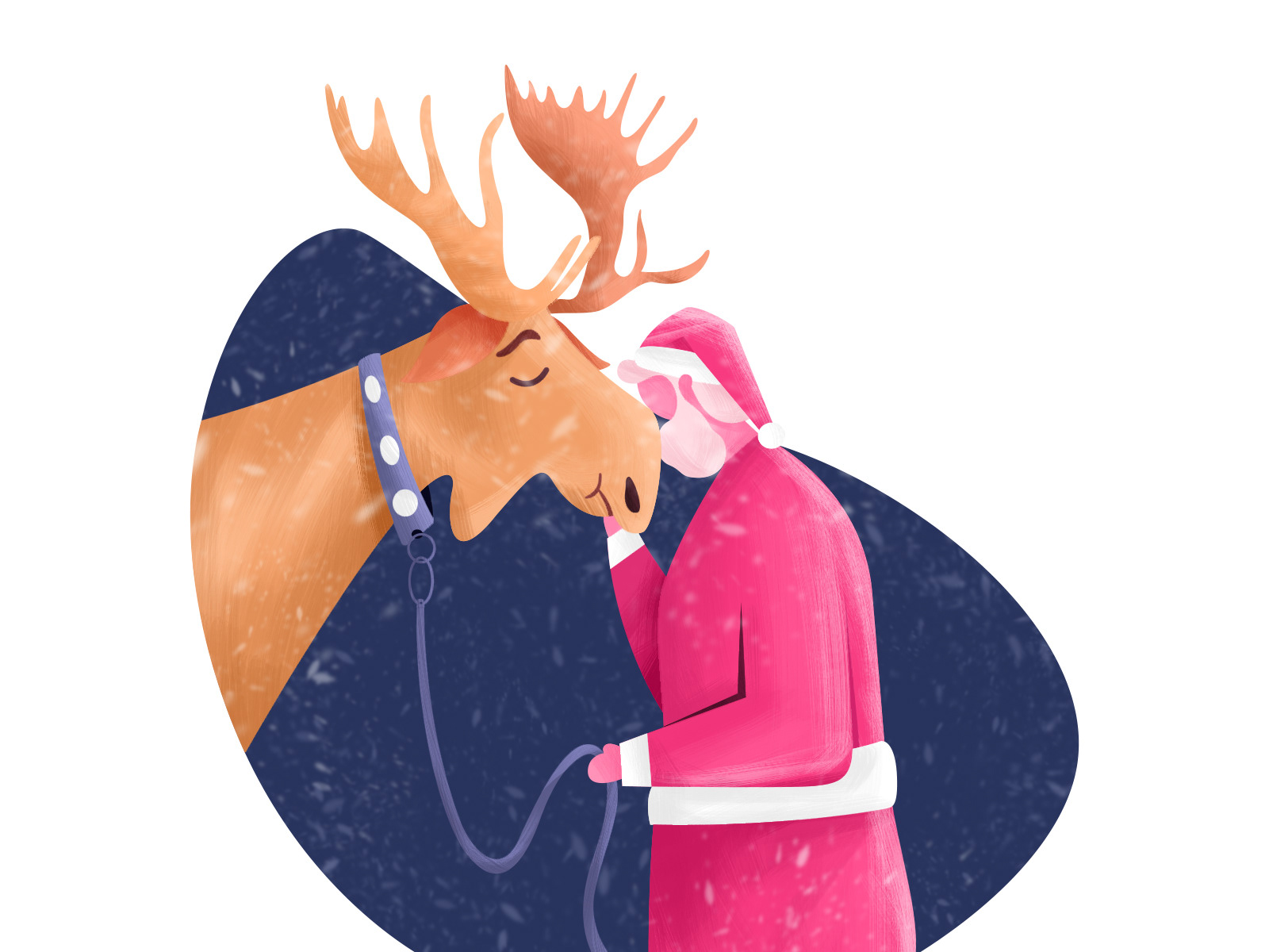 Character design  ILLUSTRATION  santa chrismas cartoon Lady artist ani.jpg