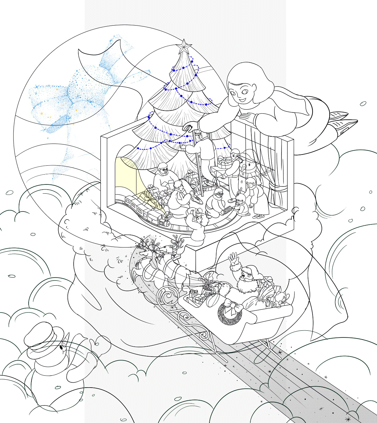 我的圣诞礼物盒插画艺术插画venmen - 原创作品 - 站酷 ZCOOL (3).gif