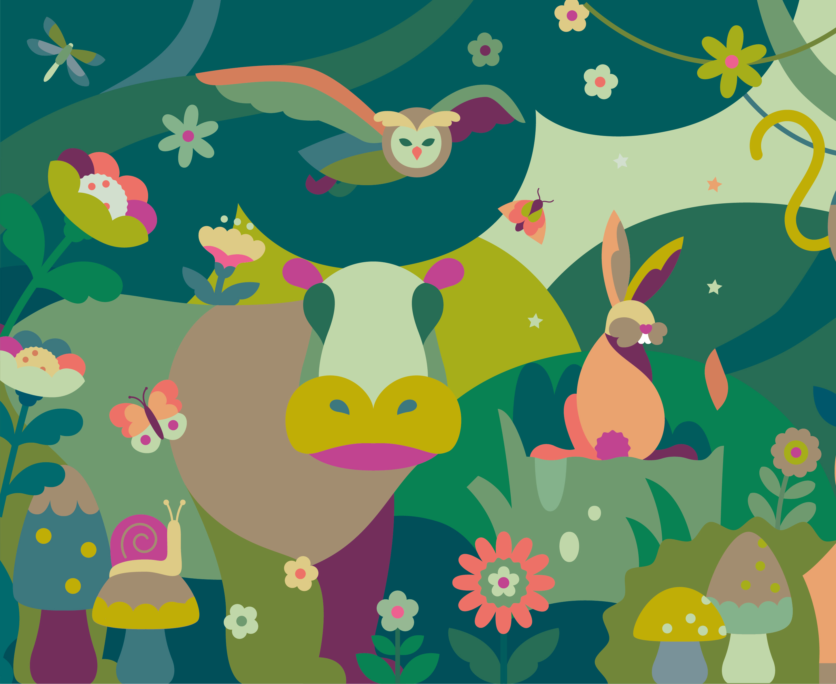animals eco flower forest green jungle Nature NAVER.jpg