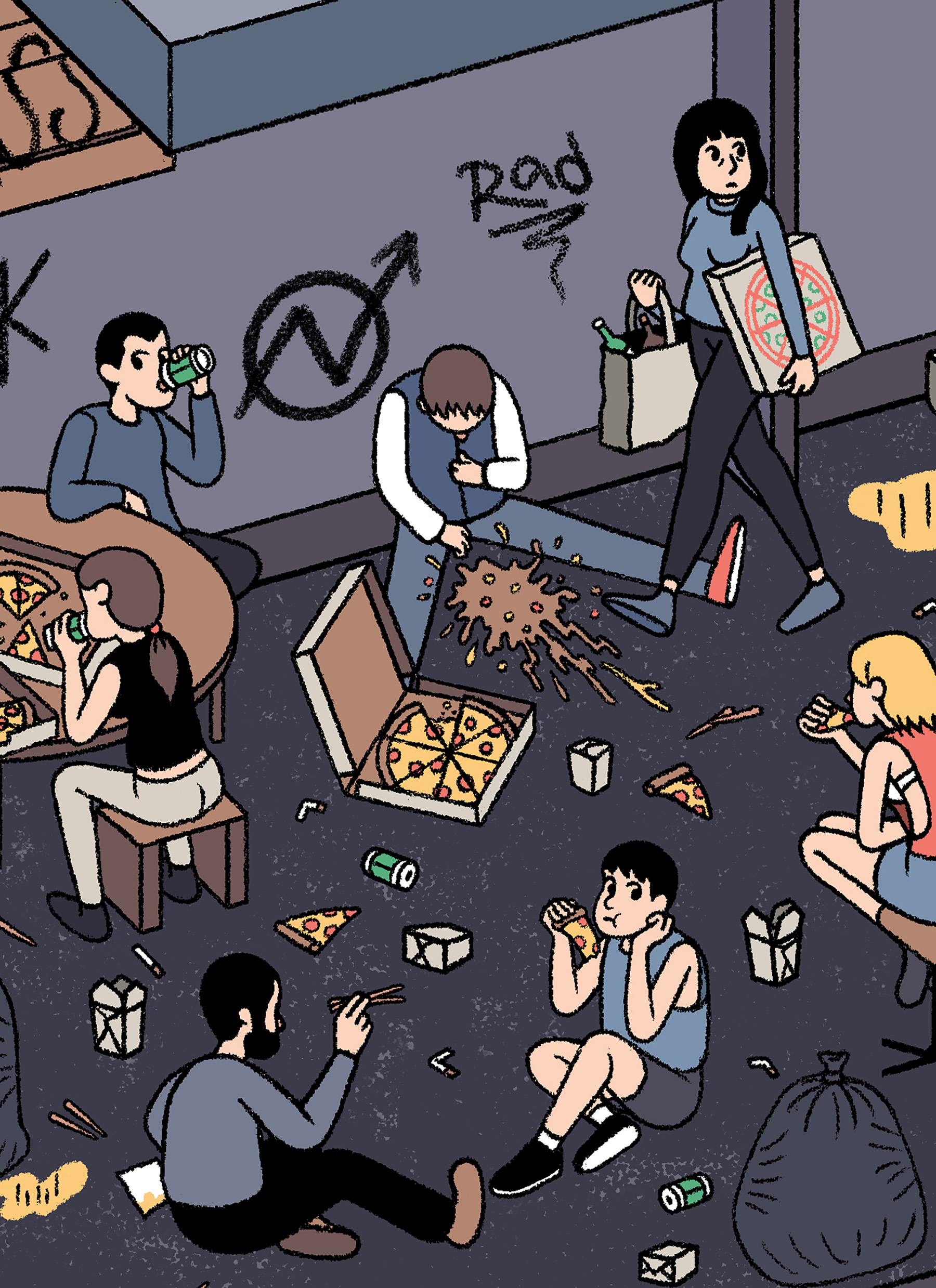 digitalart characterdesign ILLUSTRATION  building Isometric punk squat (3).jpg