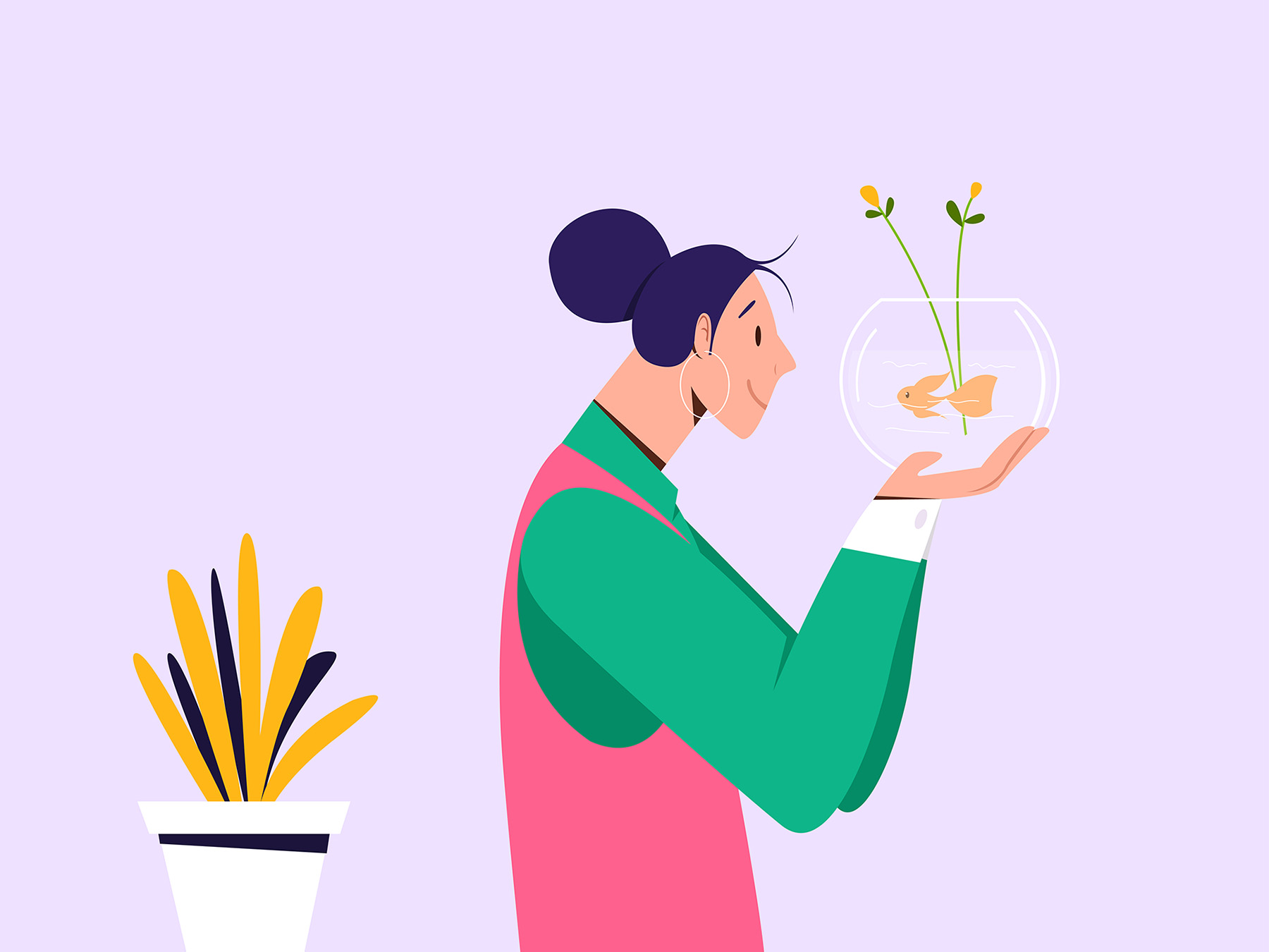 Character design  Computer cycle fish ILLUSTRATION  mom Office rider r (5).jpg