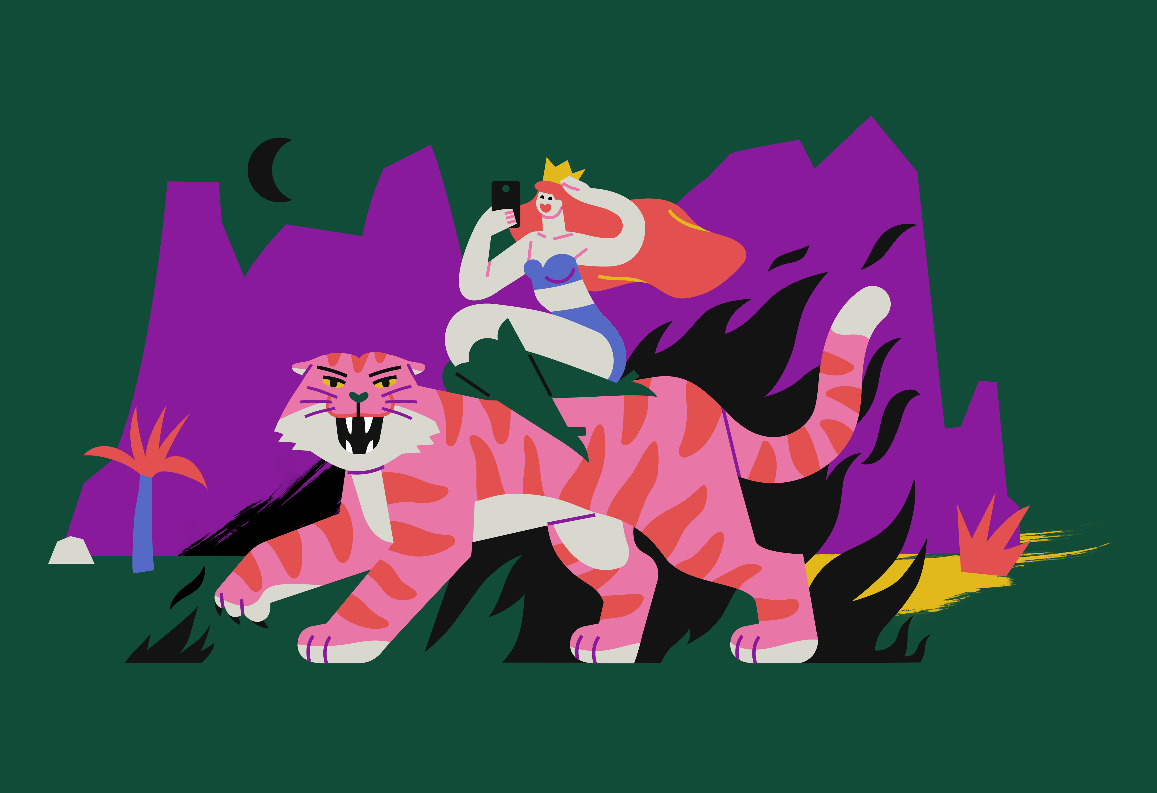 character illustration destiny ILLUSTRATION  Love match meeting people.png