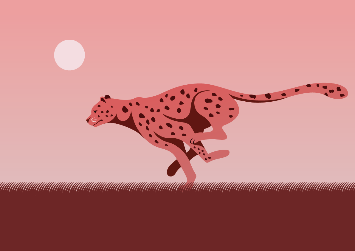 cheetah clean frog ILLUSTRATION  Illustrator Nature swan vector (4).png