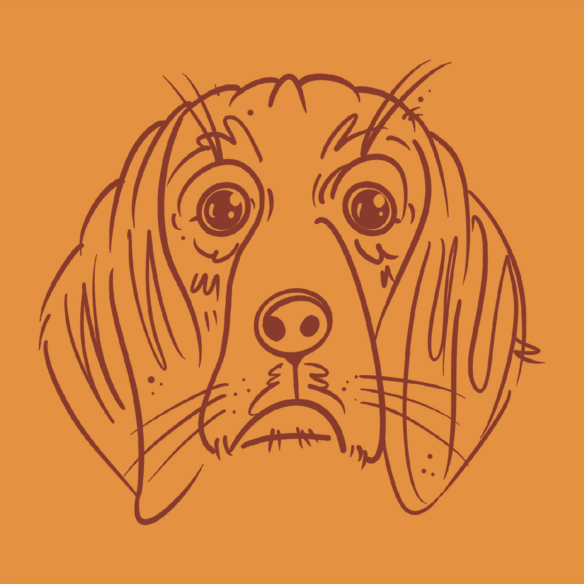 Cat dog minimal persiancat pets Pug iPad Procreate Digital Art.jpg
