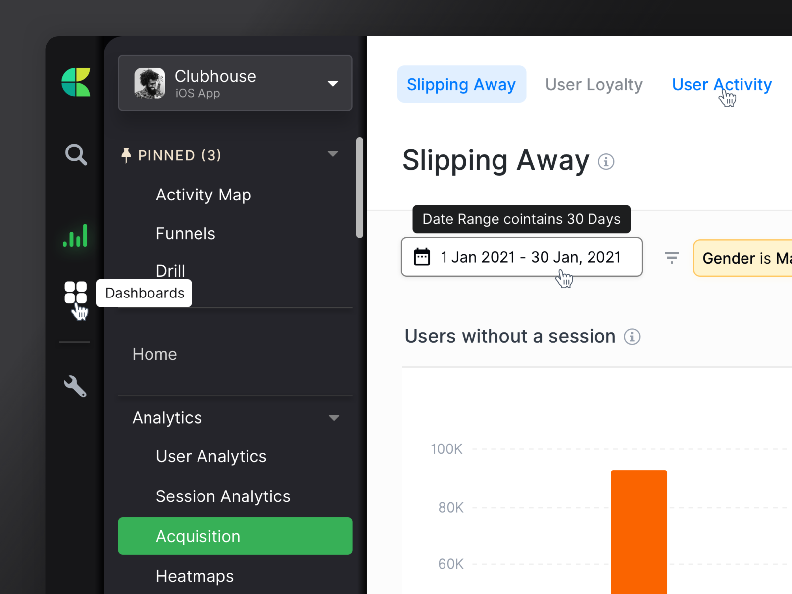 社区人工归类网页 Navigation Detail - New Countly UI neumorphism neumorph tabs date rang.png