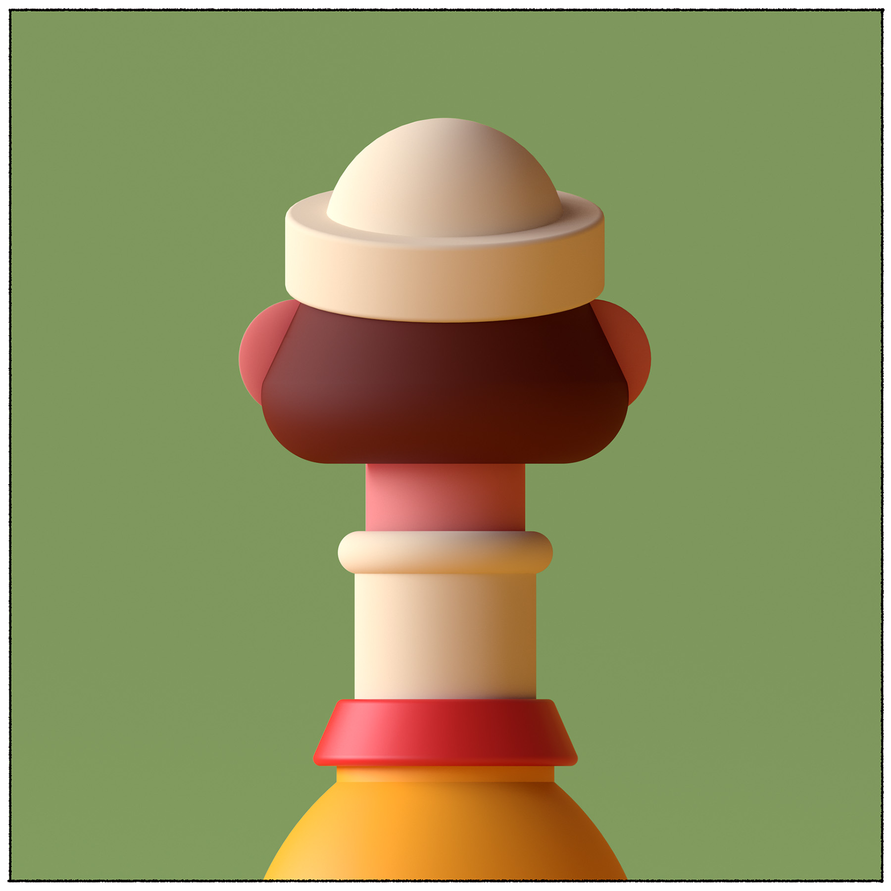 3D illustrations cesar pelizer abstract characters Character design  3 (2).jpg